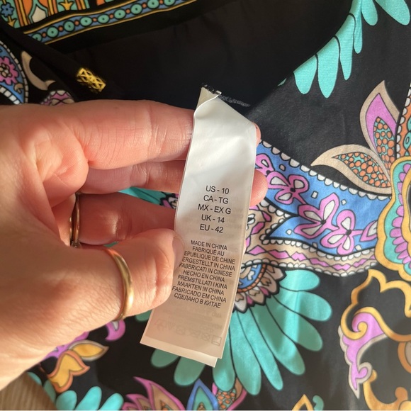 Sunshine 79 Paisley Patchwork Reversible Bandeau One Piece Swimsuit - Picture 8 of 16